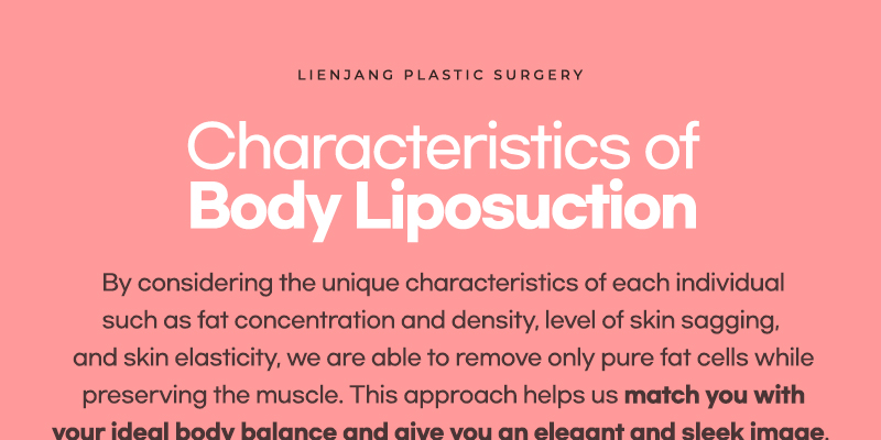 characteristics of body liposuction Our liposuction difference